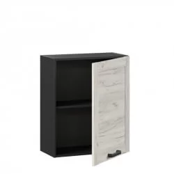 Шкаф кухонный 600 Винченца ЛД 234.350.000.077 Черный Дуб Крафт белый