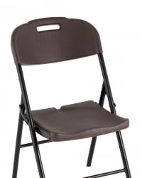 Стул складной банкетный коричневый под дерево