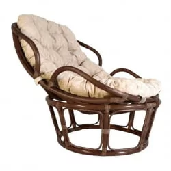 Кресло Папасан Челси 23/03 орех матовый