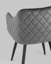 Стул Ника вращающийся велюр Серый