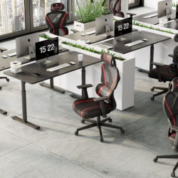 Эргономичное компьютерное кресло (для геймеров) Eureka Norn, Red