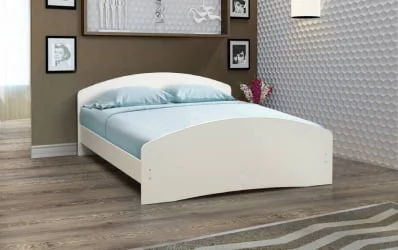 Кровать на уголках №2 1200*2000 Ясень Шимо темный