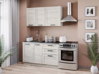 Тумба кухонная 450 Винченца ЛД 234.030.000.003 Белый Дуб Крафт белый