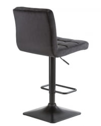 Стул барный ДОБРИН ДОМИНИC (черный велюр (МДЖ9-101)) 2 шт / DOBRIN DOMINIC (MJ9-101))