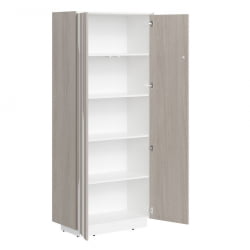 Шкаф высокий Line СФ-574204 Дуб серый Белый