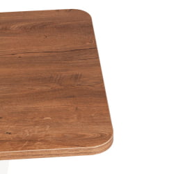 Дизайнерский стол TIBI нераздвижной ЛДСП, 68,6 х 110 х 75 см, Дуб Канзас/Пепел