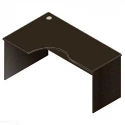 Стол компьютерный угловой Р.СКУ-16 (левый) Венге