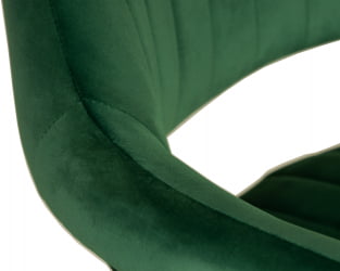 Стул барный DOBRIN CHARLY BLACK (зеленый велюр (MJ9-88))