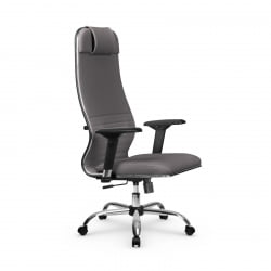 Кресло руководителя Мetta L 1m 38K2/4D Infinity Easy Clean (MPES) Комплект 7 Серое