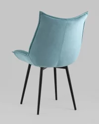 Стул обеденный Осло велюр Пыльно-голубой