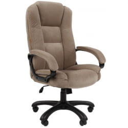 Кресло офисное CHAIRMAN HOME 600 велюр Бежевый
