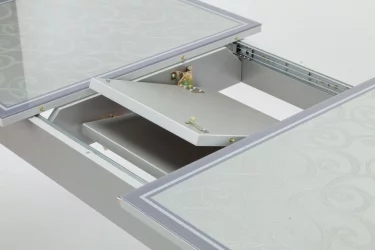 Столешница Чикаго КЗ (6191) серый,завитки серые