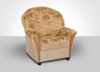 Диван тканевый Люкс саваж 4 микровелюр кожа 24-3