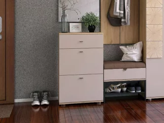 Комплект мебели для прихожей Фиджи ЛД №2 Дуб золотой Кашмир