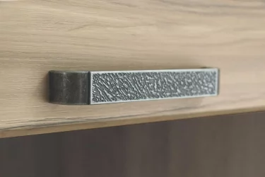 Шкаф-витрина (с откидной системой Blum) Бруклин 101.09.1 Дуб Кронберг/Лагода/Антрацит