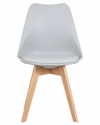 Стул обеденный ДОБРИН ДЖЕРРЙ СОФТ Светло-серый ГР-01 / DOBRIN JERRY SOFT GR-01