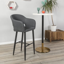 Кресло Бар Oscar Б темно-серый/черный