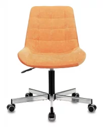Кресло для оператора Бюрократ CH-350M Оранжевый Velvet 72