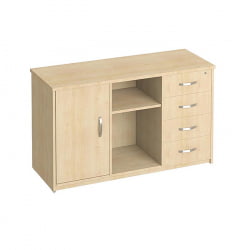 Тумба под оргтехнику сервисная Riva А.МТ-2 Клен