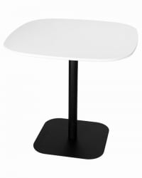 Дизайнерский стол ДОБРИН ОТИС (белая столешница, черное основание) / DOBRIN OTIS