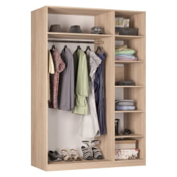 Шкаф распашный R-198х135х60-1(ЯШТ-ЯШС)