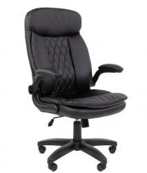 Кресло офисное CHAIRMAN 533 экокожа Черный