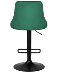 Стул барный ДОБРИН ДЖОСЕПХ БЛАCК (зеленый велюр (МДЖ9-88)) 2 шт / DOBRIN JOSEPH BLACK (MJ9-88))