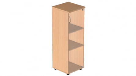 Шкаф для документов с прозрачными стеклами Р.Пс-3СБ Крафт белый