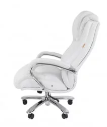 Кресло руководителя Chairman 402 кожа Белый