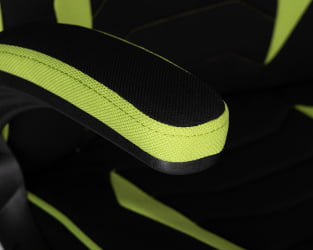 Кресло игровое DOBRIN RICK (черно-светло-зеленый)