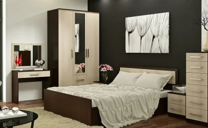 Кровать двуспальная Фиеста 1,6 м