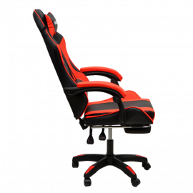 Кресло 1209-1 KINGQUEEN, цвет черный/красный, 1209-1-black-red-mass