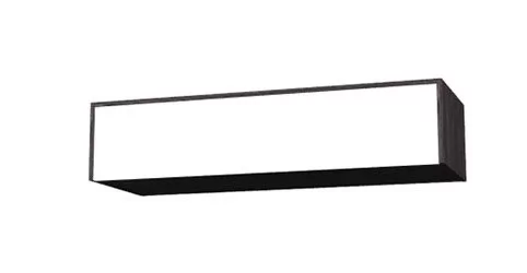 Шкаф навесной Куб К02 Белый софт Черный ясень