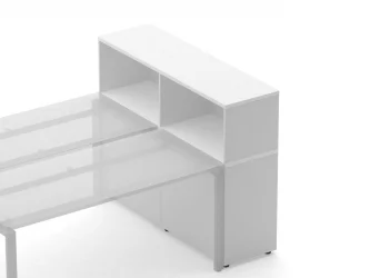 Тумба комбинированная высокая для рабочего модуля Deka 9.04.145 Белый