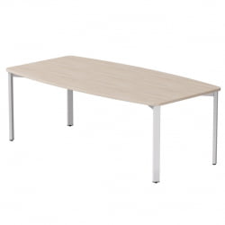 Стол переговорный Еверпроф ЕВО 254С023 Дуб Соната Белый / Everprof EVO 254S023