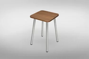 Табуретка ХРОМ ЛДСП венге КОМПЛЕКТ 2 шт.