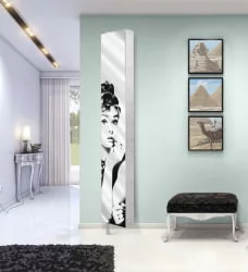 Поворотный зеркальный шкаф Лупо Шелф Арт Венге