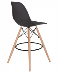 Стул барный ДОБРИН ДСВ БАР Темно-серый ГР-04 / DOBRIN DSW BAR GR-04