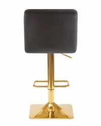 Стул барный DOBRIN GOLDIE черный велюр MJ9-101