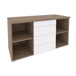 Тумба сервисная с ящиками TIP-ON ONIX O.TS-11 TIP Дуб Аризона/Белый