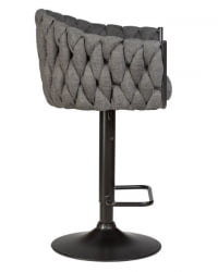 Стул барный ДОБРИН ЛЕОН (графитовая ткань (ЛАР-275-21)) 2 шт / DOBRIN LEON (LAR-275-21))