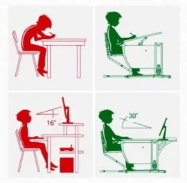 Стол-трансформер Parta 1/75-40 + Stul Белый Оранжевый