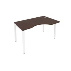 Стол письменный МЕТАЛ СЙСТЕМ Б.СА-2 Пр Венге/Белый / METAL SYSTEM