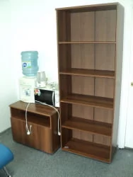 Шкаф офисный Альфа 62.40 орех «Пегас»