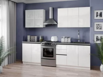 Тумба кухонная 800 Шервуд ЛД 281.060.000.143 Белый Белый глянец