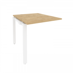 Проходной наборный элемент переговорного стола ONIX O.MP-NPRG-0 Тиквуд Светлый/Белый