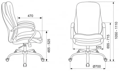 Кресло руководителя Бюрократ T-9950SL Fabric светло-коричневый Velvet 90