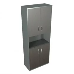 Шкаф СТ-1.5 Венге/металлик