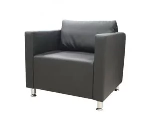 Кресло Робин Rb.002.01 иск.кожа Черная