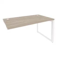 Стол-приставка на О-образном м/к к опорным элементам ОНИКС О.МО-СПР-3.8 Дуб Аттик/Белый / ONIX O.MO-SPR-3.8